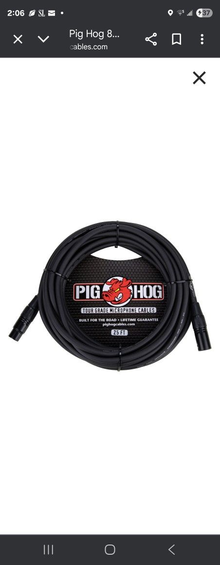 Pighog Xlr Cables 