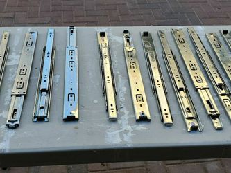 8 Pair 14" Side Mount Drawer Slides