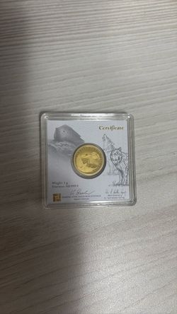 Armenia 1g Gold Coin AU 999.9 with Certificate
