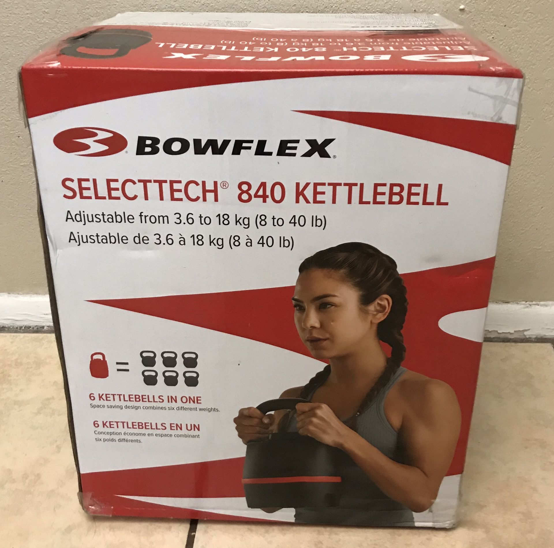 Bowflex SelectTech 840 Adjustable Kettlebell *NEW*!!