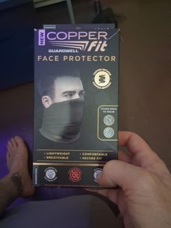 Copper fit face protector