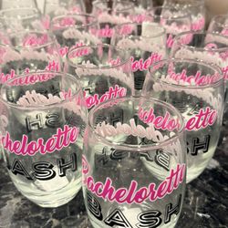 Bachelorette glass