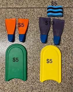 Hand paddles, Tritan fin , pull float, kick board for kid
