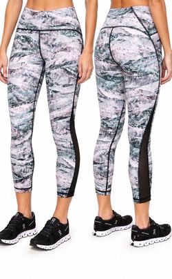Lululemon Train Times 25” Springscape Mesh Leggings Sz 6