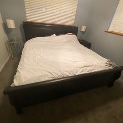 Beautiful King Bed And Mattress