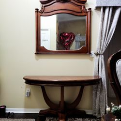 Normal Wear Entrance Table With Mirror 
