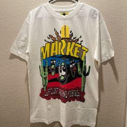 Market Desert Face T-shirt  ‘Cream’