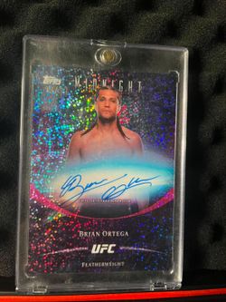 Topps UFC Midnight Brian Ortega Auto Card 98/99