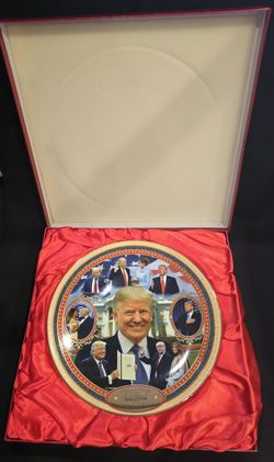 Donald Trump Commemorative Collector Plate