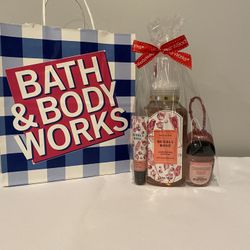 Bath & Body Works BUBBLY ROSE Set