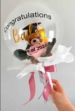 Graduation mini teddy Bouquets