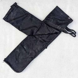 LL Bean 88" long single ski pair travel storage carry bag with full length zipper