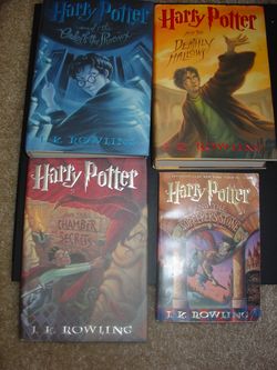 Lot of 4 Harry Potter Set Hardcover/PAPERBACK Books