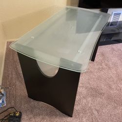 Glass Desk