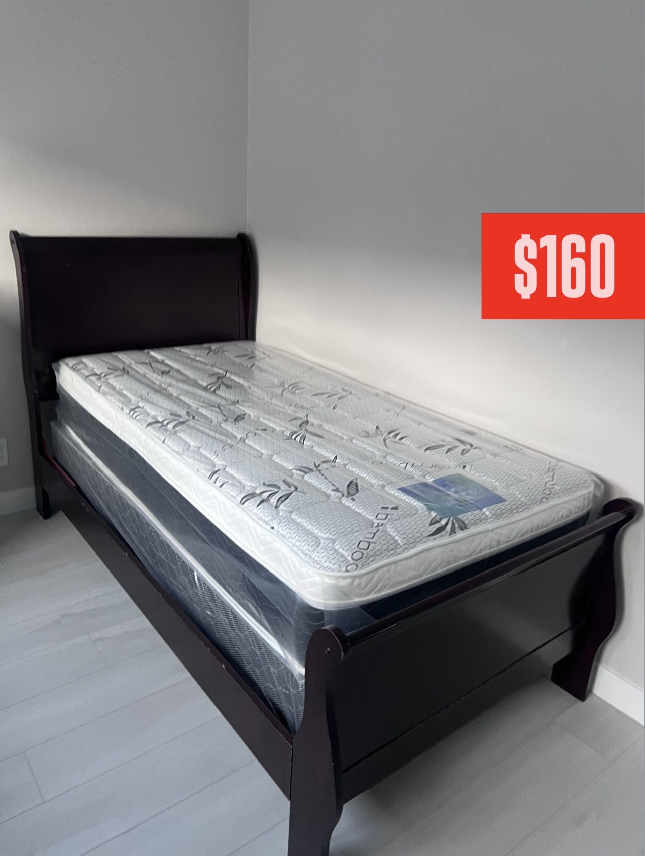 Twin Size Mattress And Box Spring New