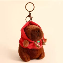 Capybara Plush Keychain 