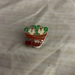 Chip and dale health food hidden Mickey pin