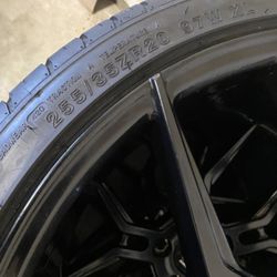 2 tbb tires size 255/35/20 used 