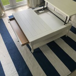 White Coffee Table - Extendable