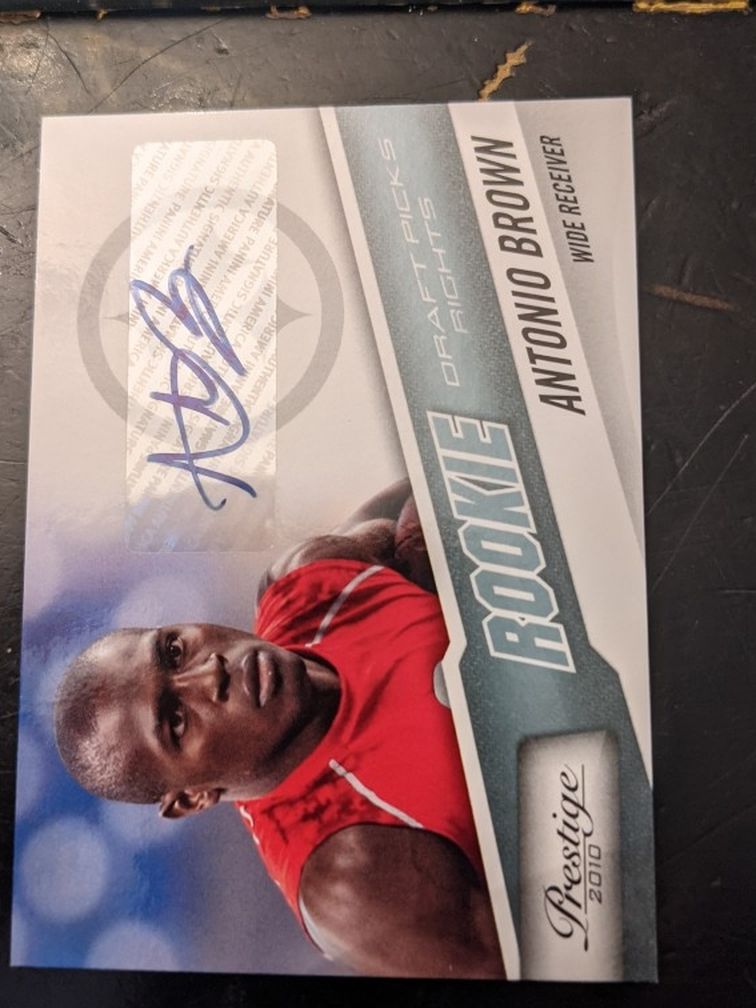 2010 Rookie Autograph Antonio brown
