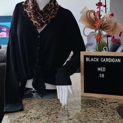 Black Button Up/Cardigan