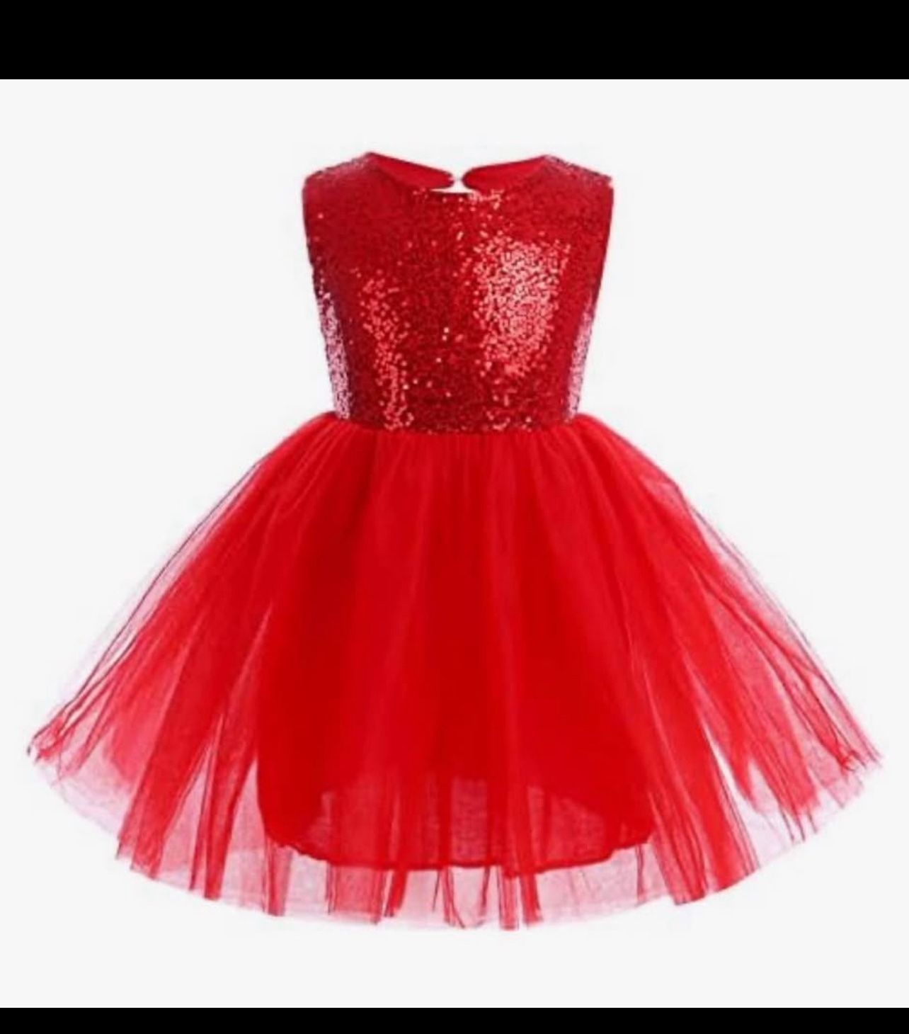 Red Sequin Baby Dress 18 Months 