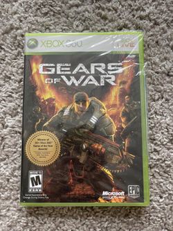 Gears of War Xbox 360 Original Seal, But Opened, READ, Disc Damage, As Is