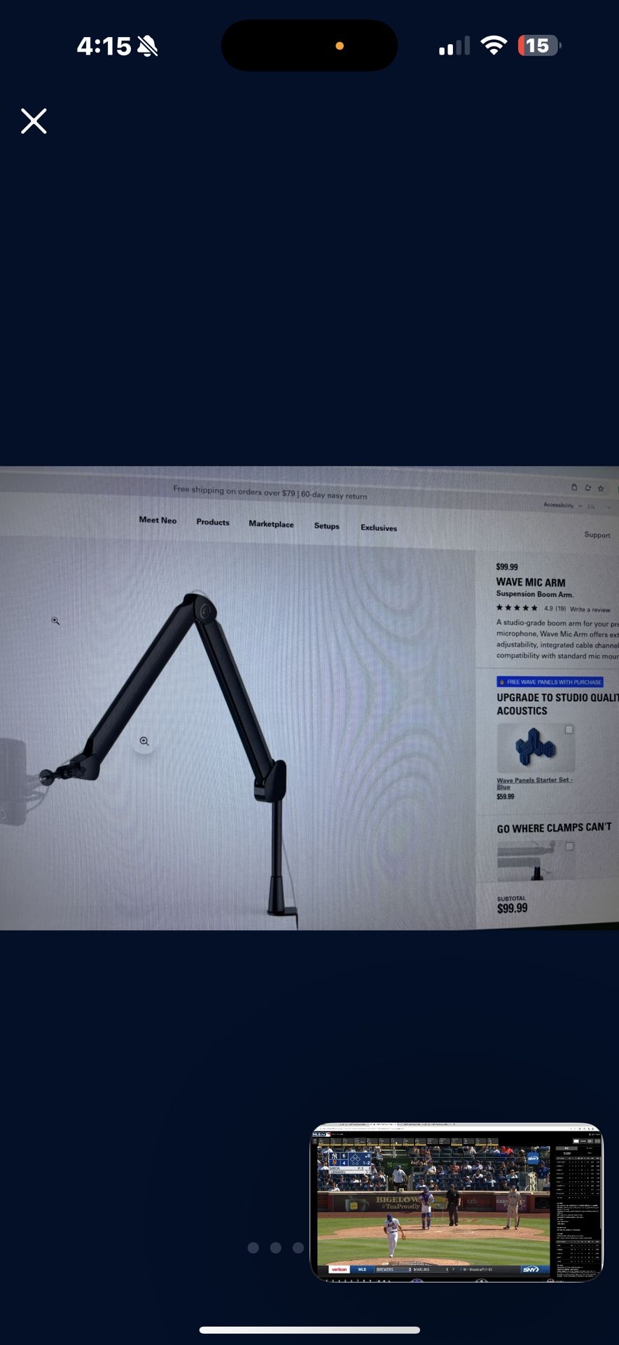 Shure Mv7x, Mic Stand, Scarlet Pro Interface