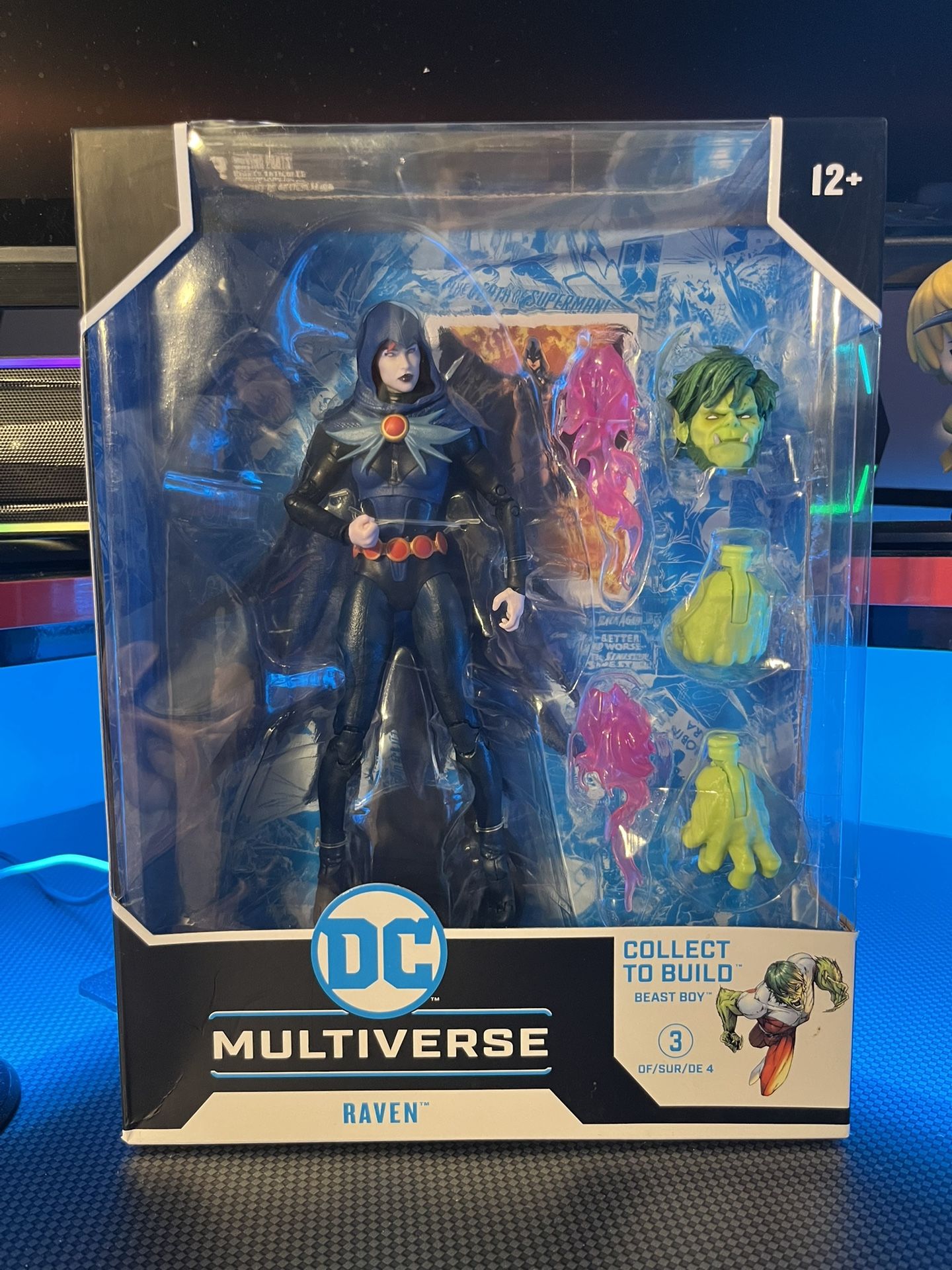 DC Multiverse Mcfarlane Raven Titans BAF Beast Boy Figure