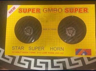 NEW Bosch bosche GMBO Car Horns Set / High & Low/ Max Volume /German Special Enhanced Rare Black Car Horns LOUD GMBO GERMAN Edition Armenian