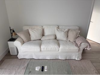 Ikea white couch