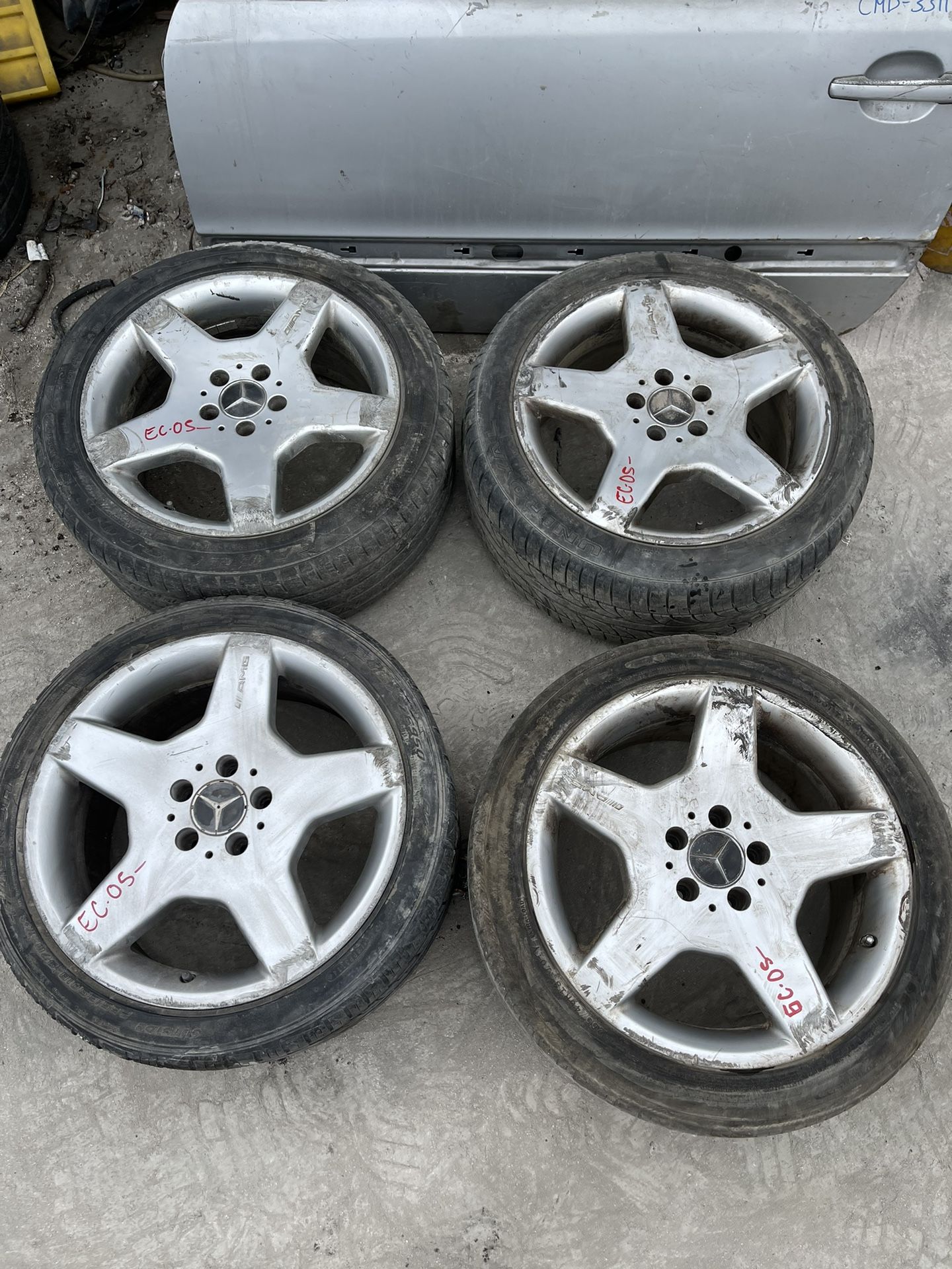 2003-2006 Mercedes Benz S Class S500 S550 S430 Wheels Tires Rims