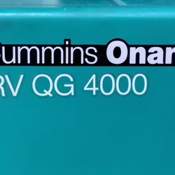 Cummins Onan RV QG 4000