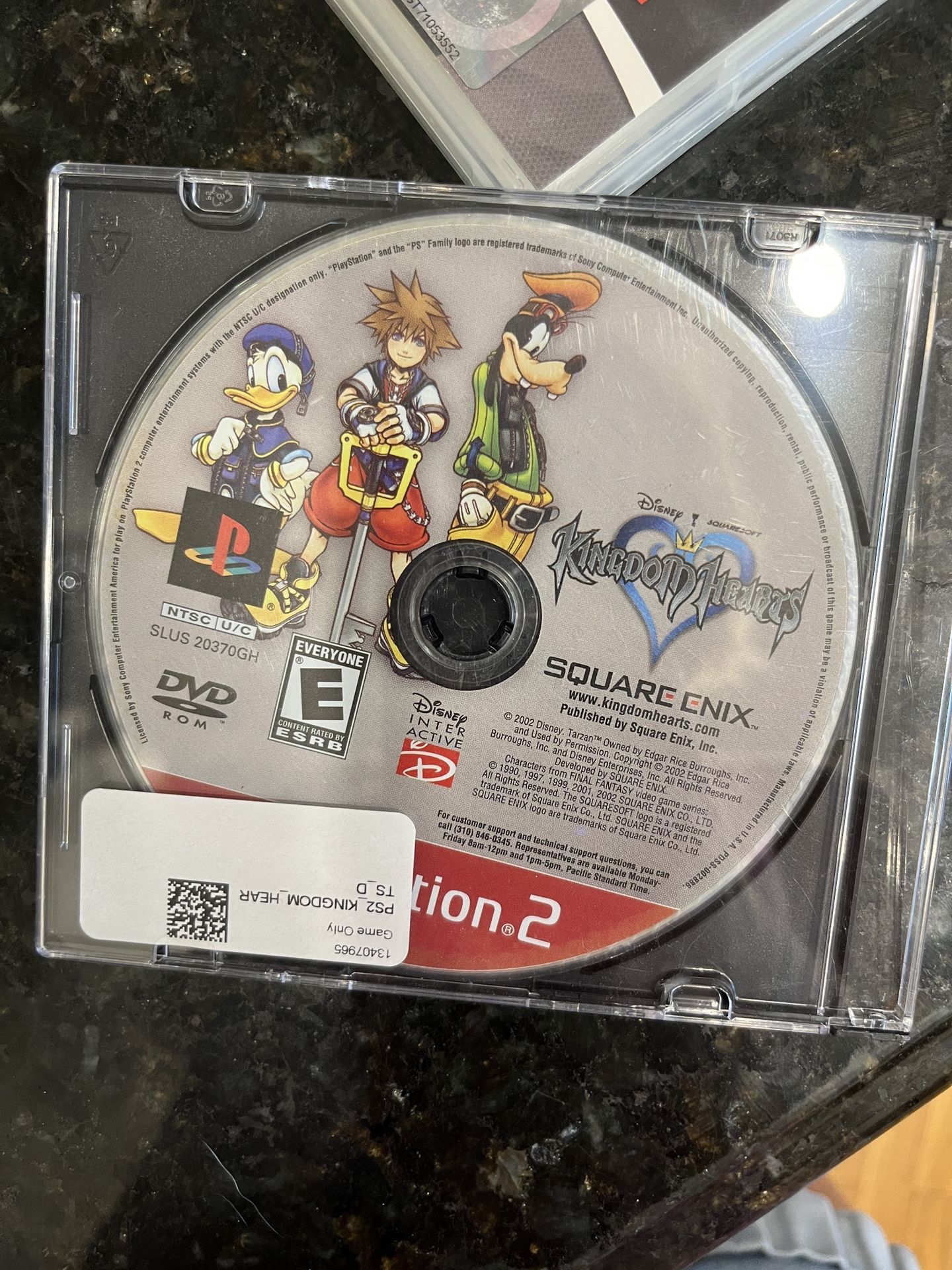 Play Station 2 Kingdom Hearts 