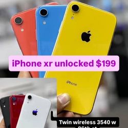 iPhone XR Unlocked  With Free Accessories 
