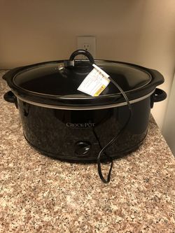 Crock-Pot Slow Cooker 7 Quart Black