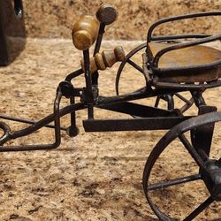 Vintage Steel  Rustic  Farm Carriage Deco 