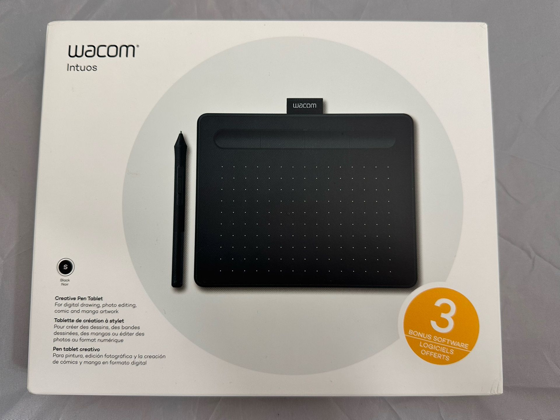 Wacom Intuos CTL-4100 Small Drawing Tablet - Black