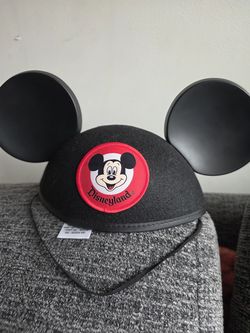 classic black felt Disney Parks Mouseketeer ear hat