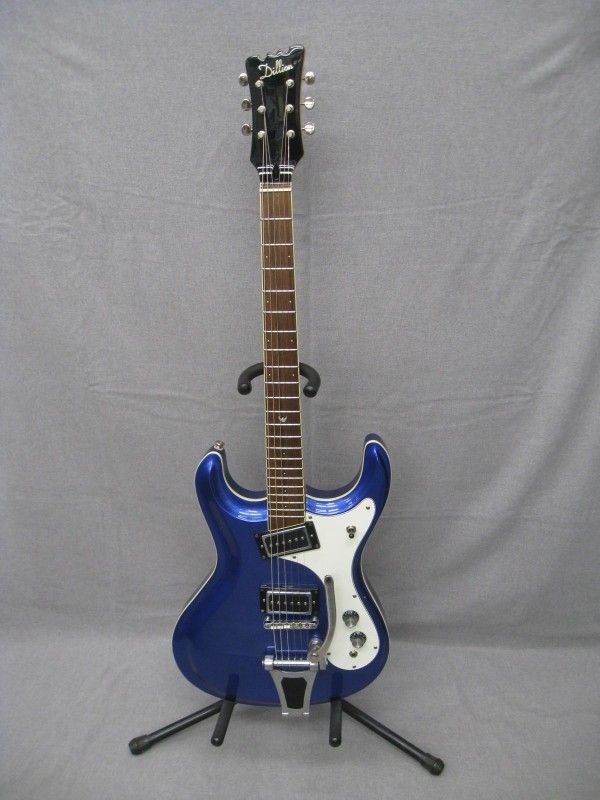 Dillion Mosrite Electric Guitar Blue Metallic