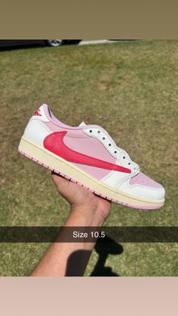 Jordan 1 Travis Scott tropical pink size 10.5