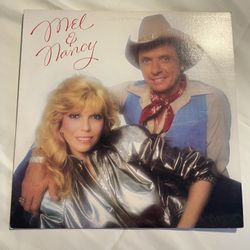 VINYL LP by MEL TILLIS & NANCY SINATRA "MEL & NANCY" (1981) POP, FOLK / ELEKTRA