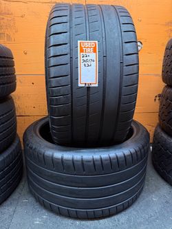 305/30R21 Michelin Pilot Sport 4s Full Pair of 2 Tires