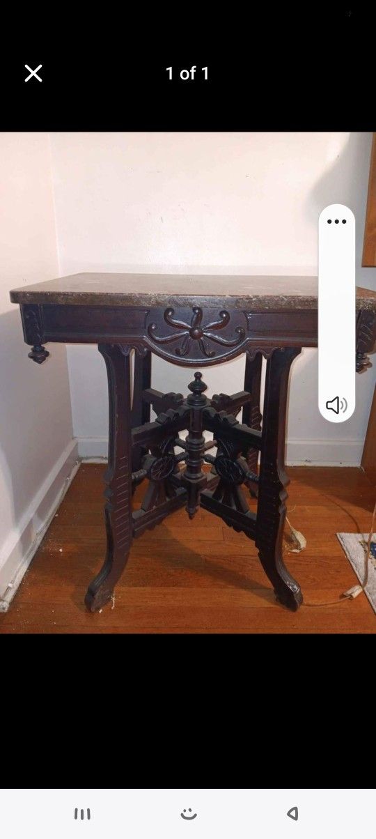 Antique Marble Top Table