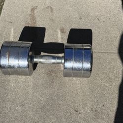 DUMBBELL  SINGLE   50 Lbs.      $40