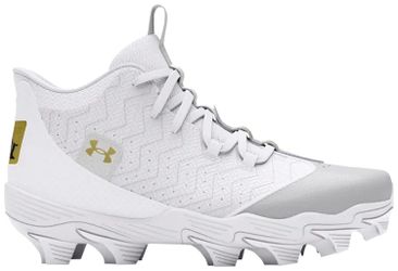 Under Armour Harper 9 White Metallic Gold Size 3