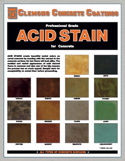 Acid Floor Stain – Unique Concrete Look