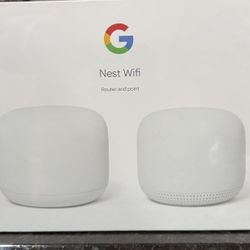 New Google Nest Wifi Router and Point
