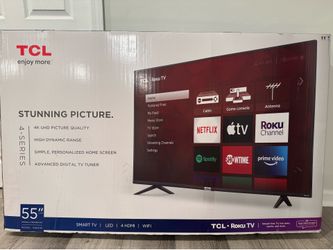 55” TCL Roku Smart TV