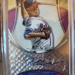 2017 Topps Five Star Tom Glavine Autographed Card 6 Of 50 
